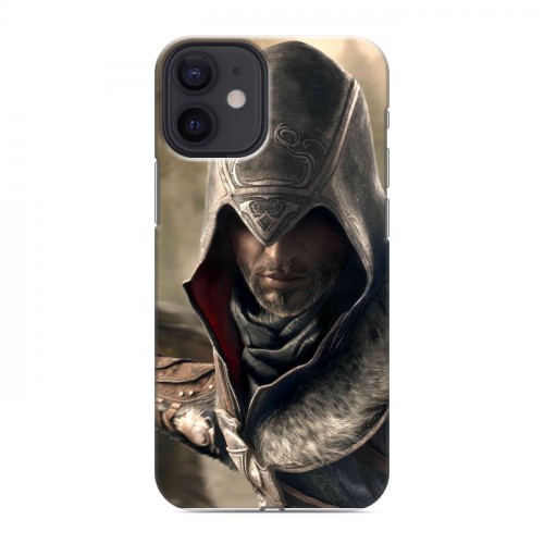 Дизайнерский силиконовый с усиленными углами чехол для Iphone 12 Mini Assassins Creed