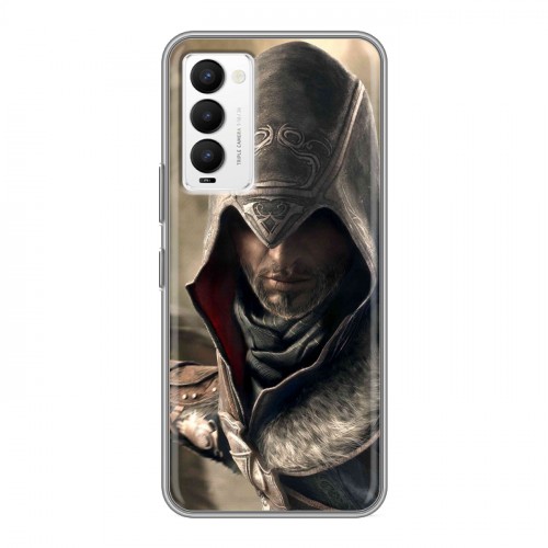 Дизайнерский силиконовый чехол для Tecno Camon 18 Assassins Creed