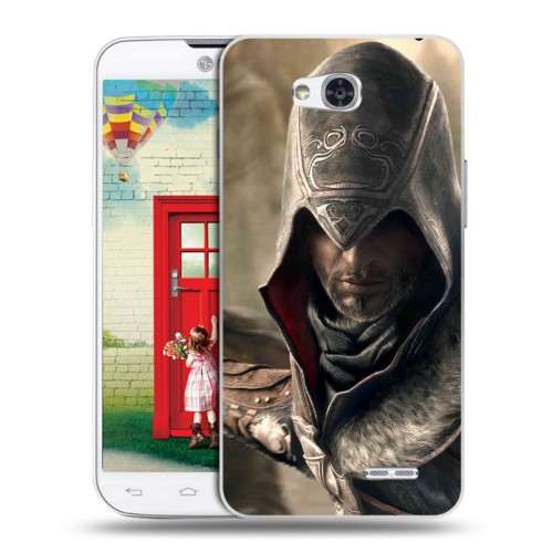 Дизайнерский пластиковый чехол для LG L80 Assassins Creed