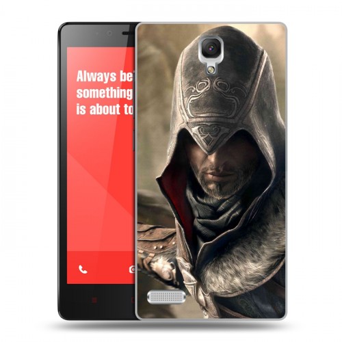 Дизайнерский силиконовый чехол для Xiaomi RedMi Note Assassins Creed