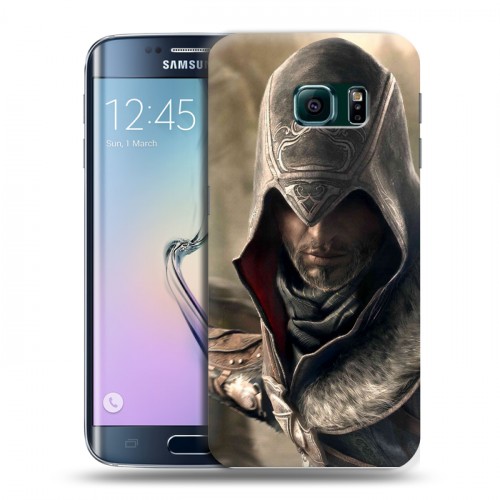 Дизайнерский пластиковый чехол для Samsung Galaxy S6 Edge Assassins Creed