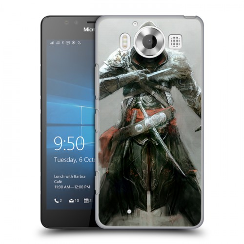 Дизайнерский пластиковый чехол для Microsoft Lumia 950 Assassins Creed