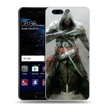 Дизайнерский силиконовый чехол для Huawei P10 Plus Assassins Creed (на заказ)