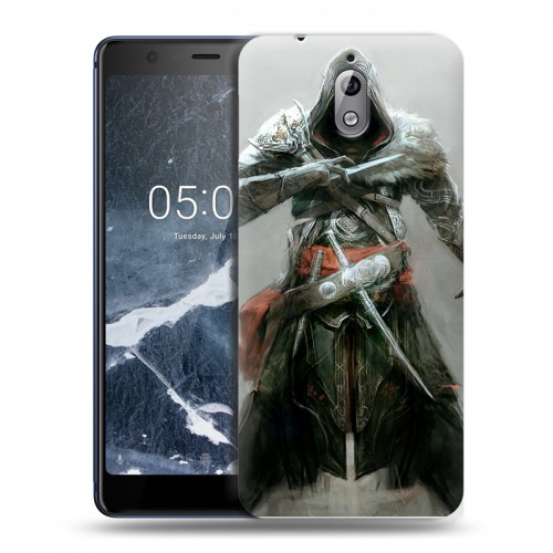 Дизайнерский силиконовый чехол для Nokia 3.1 Assassins Creed