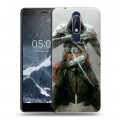 Дизайнерский пластиковый чехол для Nokia 5.1 Assassins Creed