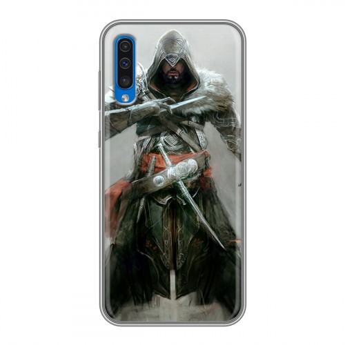 Дизайнерский силиконовый чехол для Samsung Galaxy A50 Assassins Creed