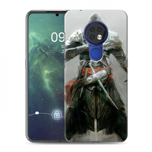 Дизайнерский силиконовый чехол для Nokia 6.2 Assassins Creed