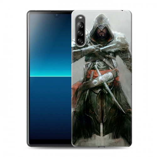 Дизайнерский силиконовый с усиленными углами чехол для Sony Xperia L4 Assassins Creed