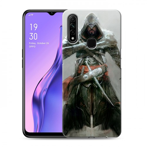 Дизайнерский силиконовый с усиленными углами чехол для OPPO A31 Assassins Creed