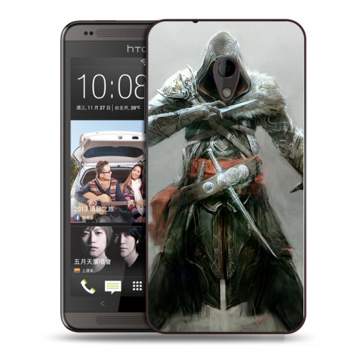 Дизайнерский пластиковый чехол для HTC Desire 700 Assassins Creed