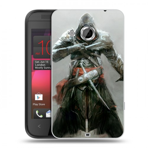 Дизайнерский пластиковый чехол для HTC Desire 200 Assassins Creed