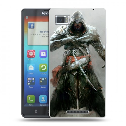 Дизайнерский пластиковый чехол для Lenovo Vibe Z Assassins Creed