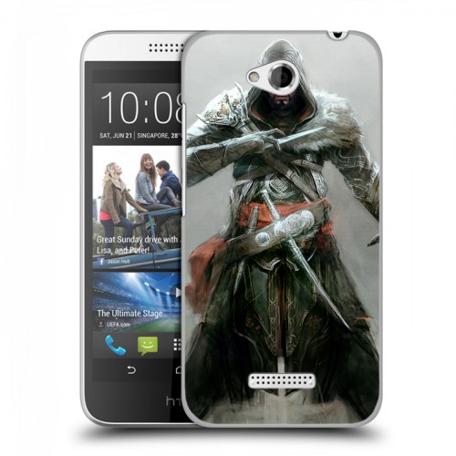 Дизайнерский пластиковый чехол для HTC Desire 616 Assassins Creed