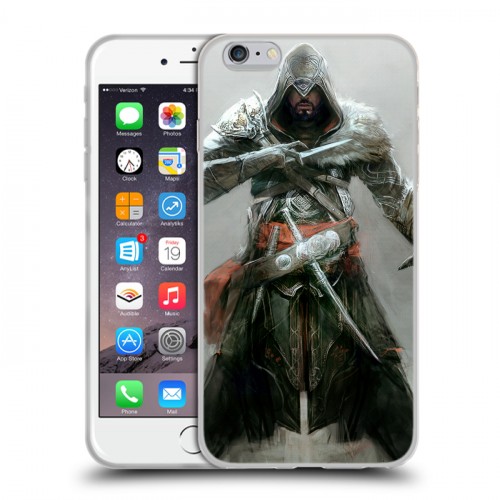 Дизайнерский силиконовый чехол для Iphone 6 Plus/6s Plus Assassins Creed