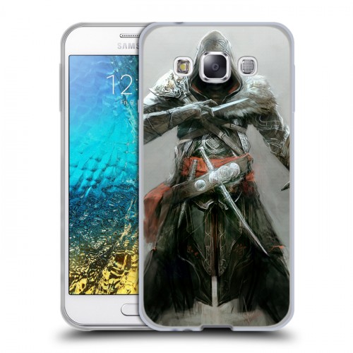 Дизайнерский пластиковый чехол для Samsung Galaxy E5 Assassins Creed