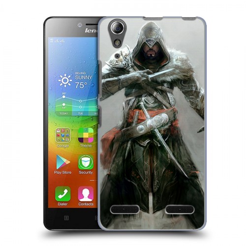 Дизайнерский пластиковый чехол для Lenovo A6000 Assassins Creed