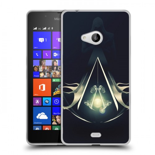 Дизайнерский пластиковый чехол для Microsoft Lumia 540 Assassins Creed