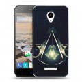 Дизайнерский силиконовый чехол для Micromax Canvas Spark Assassins Creed