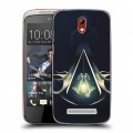 Дизайнерский пластиковый чехол для HTC Desire 500 Assassins Creed