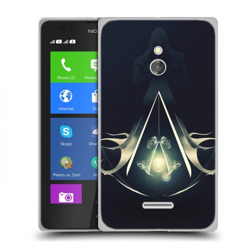 Дизайнерский силиконовый чехол для Nokia XL Assassins Creed