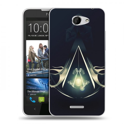 Дизайнерский пластиковый чехол для HTC Desire 516 Assassins Creed