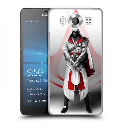 Дизайнерский пластиковый чехол для Microsoft Lumia 950 Assassins Creed