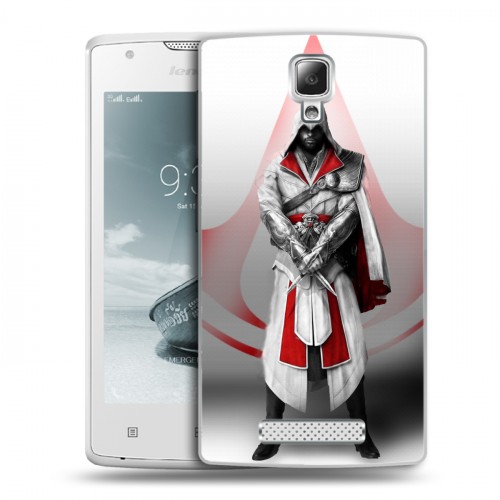 Дизайнерский пластиковый чехол для Lenovo A1000 Assassins Creed