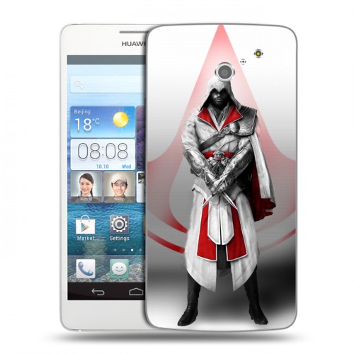 Дизайнерский пластиковый чехол для Huawei Ascend D2 Assassins Creed