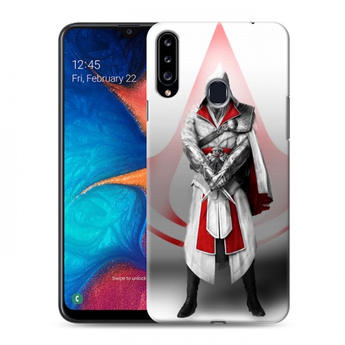 Дизайнерский пластиковый чехол для Samsung Galaxy A20s Assassins Creed