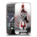 Дизайнерский пластиковый чехол для HTC Desire 500 Assassins Creed