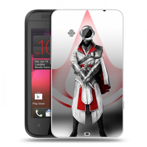 Дизайнерский пластиковый чехол для HTC Desire 200 Assassins Creed