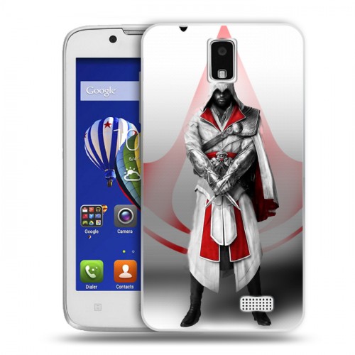 Дизайнерский пластиковый чехол для Lenovo A328 Assassins Creed