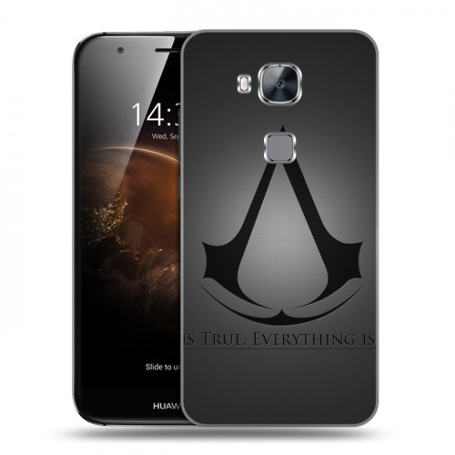 Дизайнерский пластиковый чехол для Huawei G8 Assassins Creed