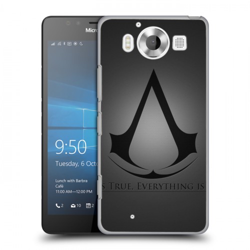 Дизайнерский пластиковый чехол для Microsoft Lumia 950 Assassins Creed