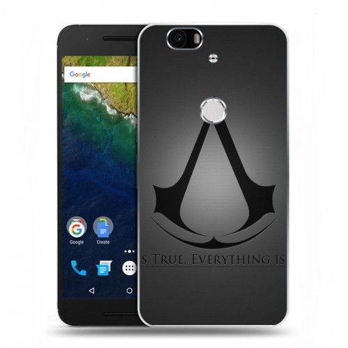 Дизайнерский силиконовый чехол для Google Huawei Nexus 6P Assassins Creed