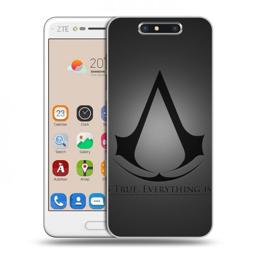 Дизайнерский пластиковый чехол для ZTE Blade V8 Assassins Creed