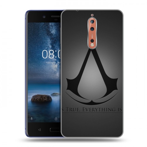 Дизайнерский пластиковый чехол для Nokia 8 Assassins Creed