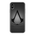 Дизайнерский силиконовый чехол для Iphone x10 Assassins Creed