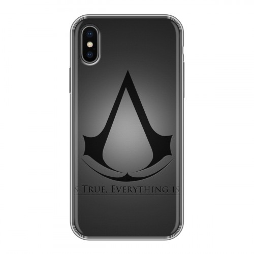 Дизайнерский силиконовый чехол для Iphone x10 Assassins Creed