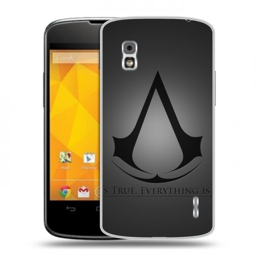 Дизайнерский пластиковый чехол для LG Google Nexus 4 Assassins Creed