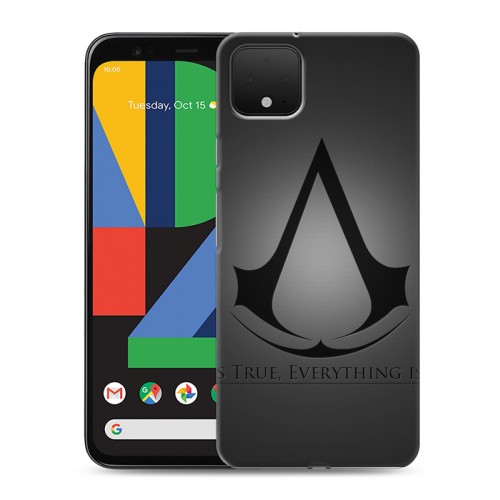Дизайнерский силиконовый чехол для Google Pixel 4 XL Assassins Creed