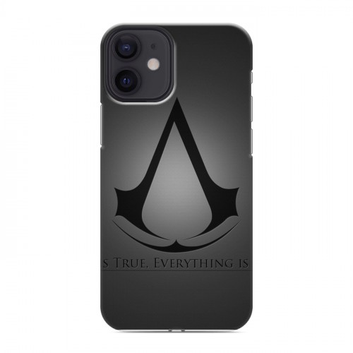 Дизайнерский силиконовый с усиленными углами чехол для Iphone 12 Mini Assassins Creed