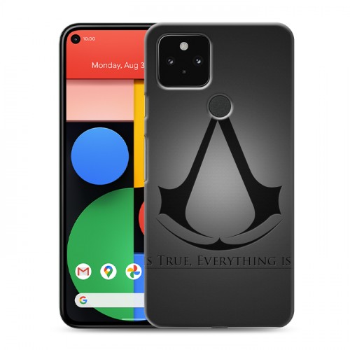 Дизайнерский пластиковый чехол для Google Pixel 5 Assassins Creed