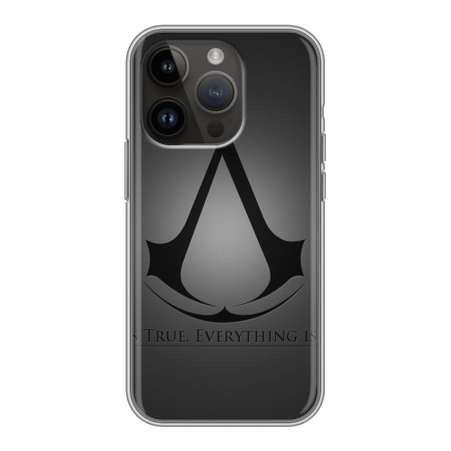 Дизайнерский силиконовый чехол для Iphone 14 Pro Assassins Creed