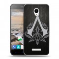 Дизайнерский силиконовый чехол для Micromax Canvas Spark Assassins Creed