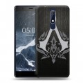 Дизайнерский пластиковый чехол для Nokia 5.1 Assassins Creed