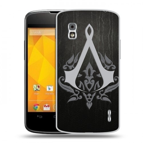 Дизайнерский пластиковый чехол для LG Google Nexus 4 Assassins Creed