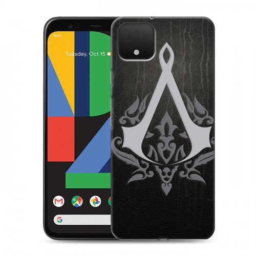 Дизайнерский пластиковый чехол для Google Pixel 4 Assassins Creed