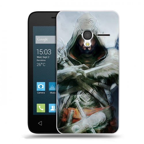 Дизайнерский пластиковый чехол для Alcatel One Touch Pixi 3 (4.5) Assassins Creed