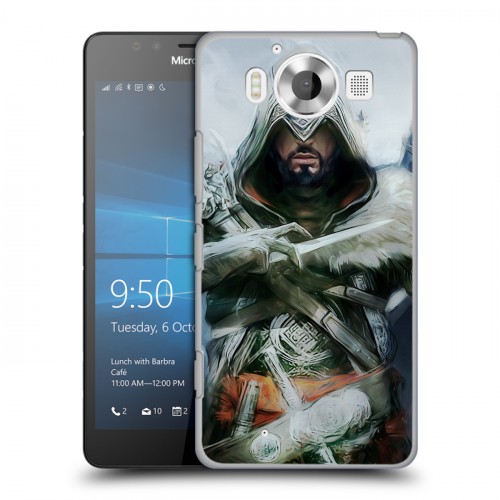 Дизайнерский пластиковый чехол для Microsoft Lumia 950 Assassins Creed